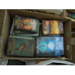 Collection of hard and softback books by Terry Pratchett