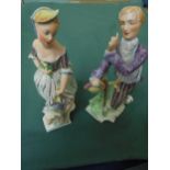 Pair of early 20th century figurines,