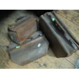 3 leather cases,