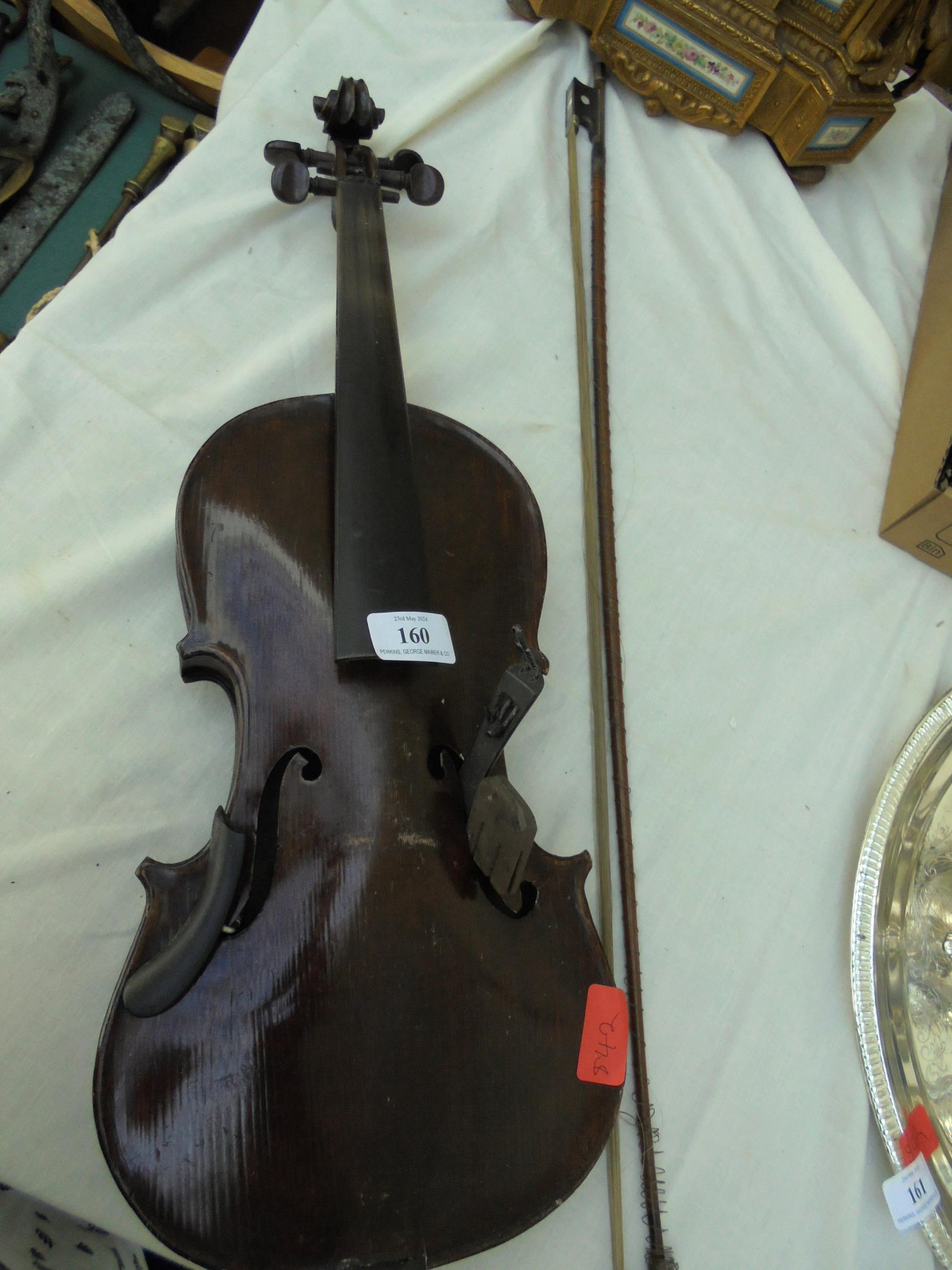 Unnamed violin for repair