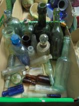 Collection of old bottles, Victorian era,