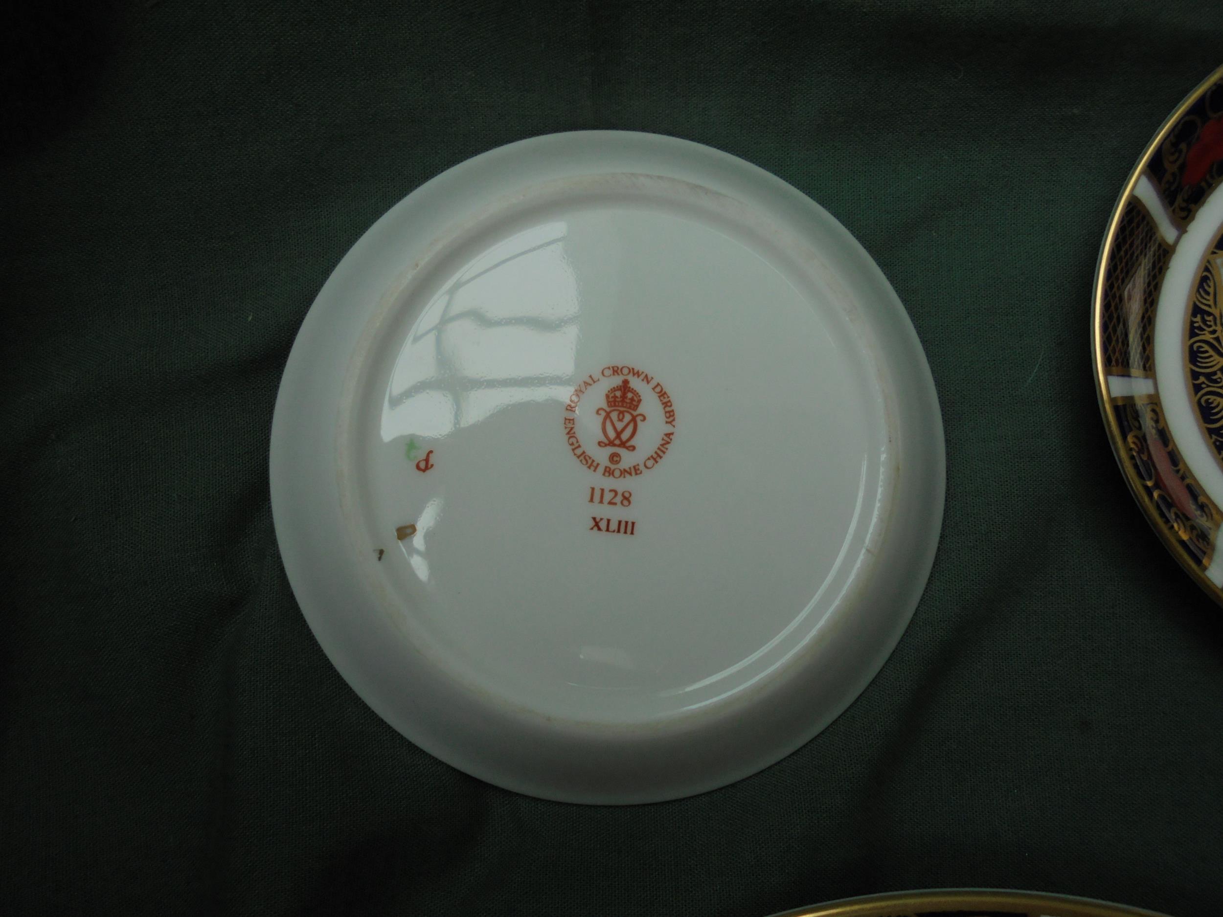 4 items of Royal Crown Derby, 2 small dishes, - Image 2 of 3