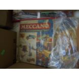 Boxed set of Meccano entitled "Site Engineering Set"
