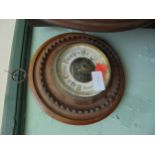 Circular wall mounted barometer