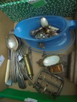 Selection of cutlery,