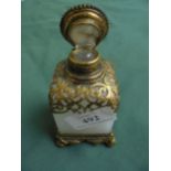 Lidded operline perfume bottle,