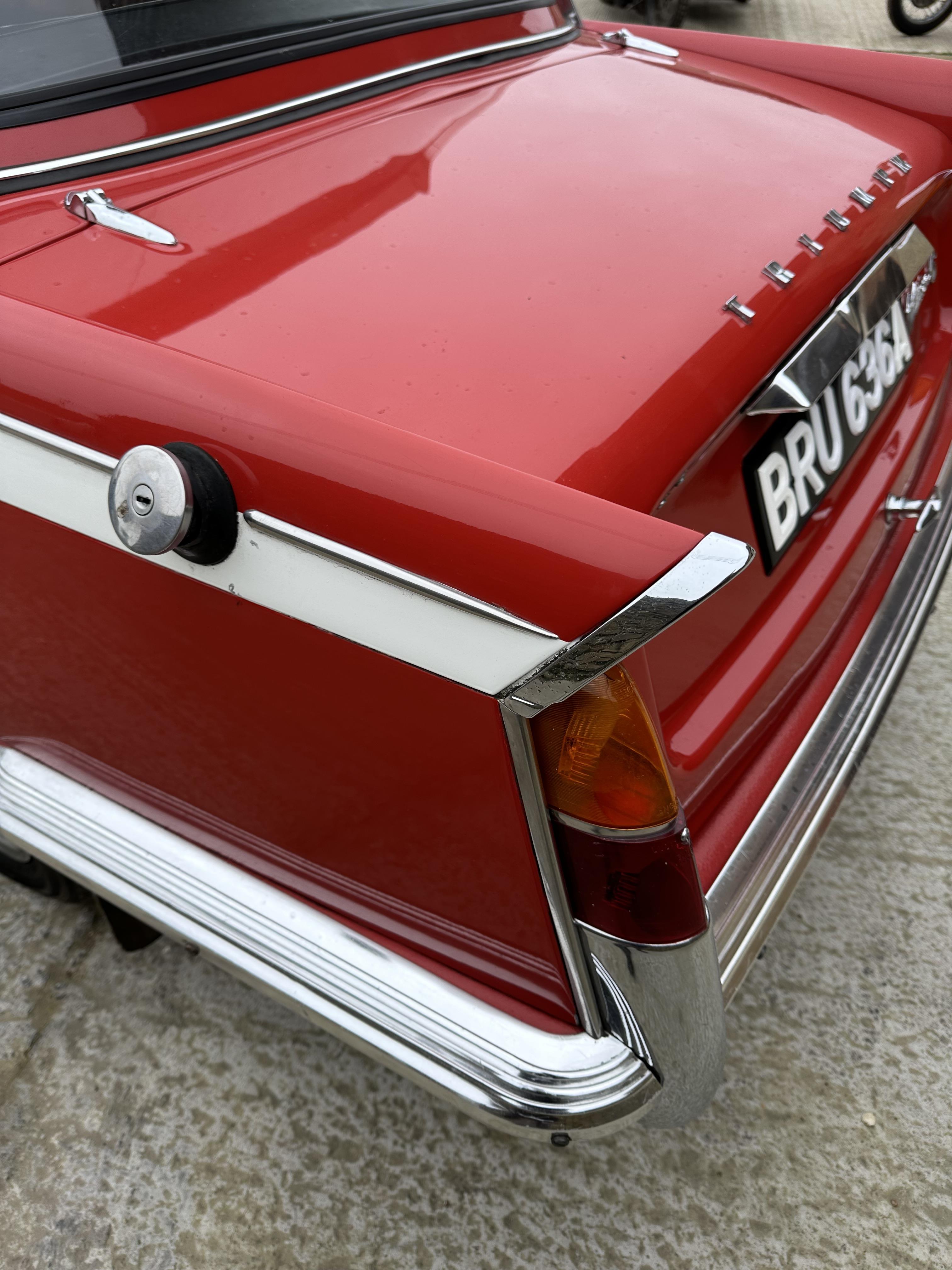 1963 Triumph Vitesse Saloon - Image 8 of 8