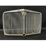 A Rover radiator grille.