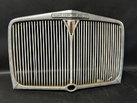 A Rover radiator grille.