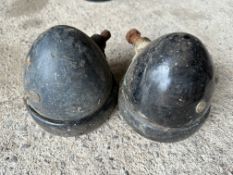 A pair of CAV lamps for restoration.