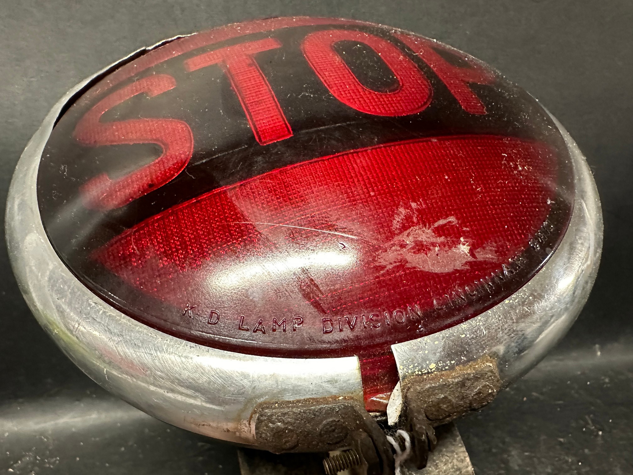 An American K-D Lamp Division red stop lamp. - Image 4 of 4