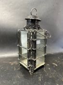 A c1930 hanging lantern.