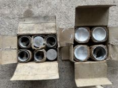 Two boxes of Hepolite pistons for Morris etc.