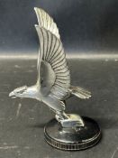 An Alvis eagle car accessory mascot, monogrammed LL - Louie Lejeune.