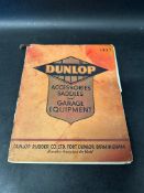 A Dunlop Accessories Saddles and Garage Equipment, 1937 brochure.