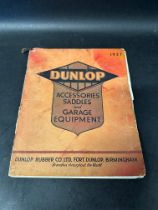 A Dunlop Accessories Saddles and Garage Equipment, 1937 brochure.