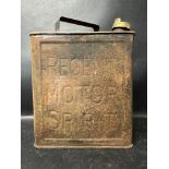 A Regent Motor Spirit two gallon petrol can with Shell cap.