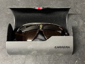 A pair of Carrera Champion sunglasses.