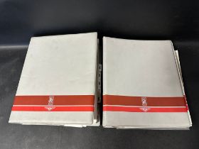 Two folders of 1980s/90s Rolls-Royce Silver Spirit and Turbo techinical training notes.