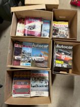 Five boxes of Autocar c. 176 copies - 24 x 1950s up to 1970.