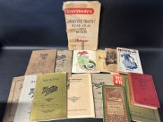A selection of Austin Seven handbooks inc. The Golden Jubilee magazine issue and an original