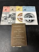 Four 1930s Shell Motoring Books by Arthur Elton 1-4 and a Sales Rep handbook on General