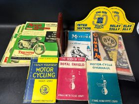 Various motorcycling literature including Motor Cycling (early 60s) etc.
