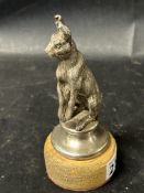 An Alvis hare car accessory mascot.