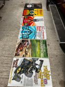 Six 1970s Brands Hatch racing posters, each 20 x 30".