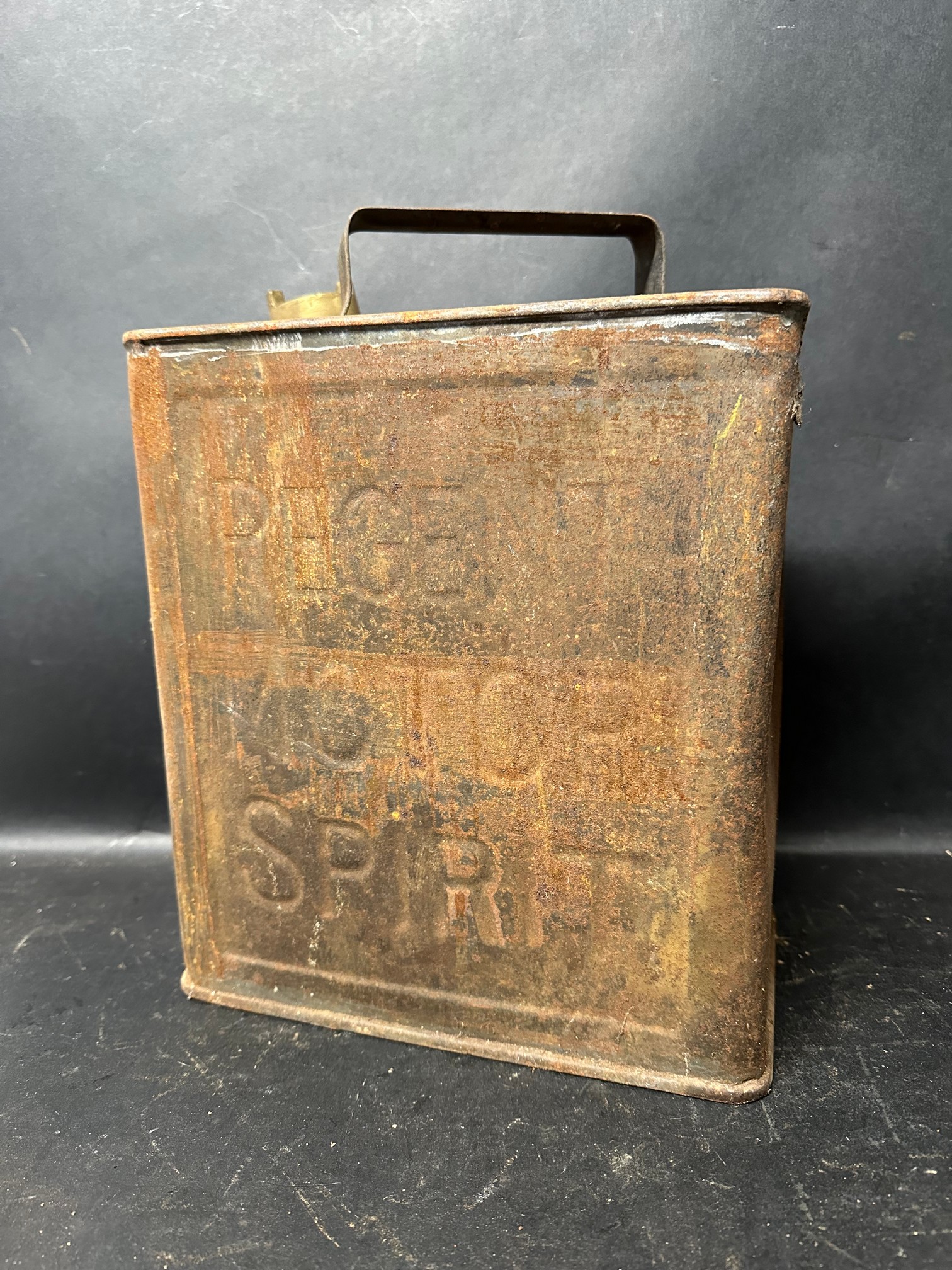 A Regent Motor Spirit two gallon petrol can with Shell cap. - Image 3 of 4