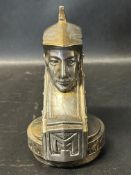 A rare Minerva Goddess car accessory mascot for the late 1920s/early 1930s eight cylinder AL-