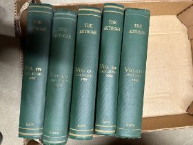 Five bound volumes of Autocar (1955,1956, 1957).