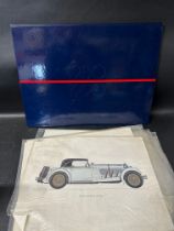 A 1980-1990 Lancia Martini folio containing eight good quality prints on fine paper accompanied by