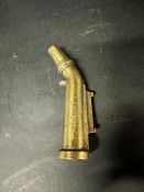 A brass two gallon can spout patent no. 9160