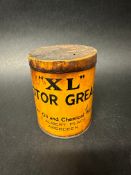 An XL Motor Grease tin by Albert Oil and Chemical Works, Aberdeen.