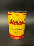 A Sternel Lubrication grease tin.