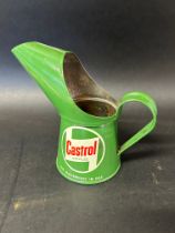 A Castrol Motor Oil half pint oil measure.