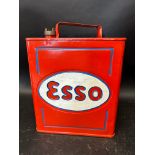 An Esso two gallon petrol can with SR cap, repainted, Valor 4 37.