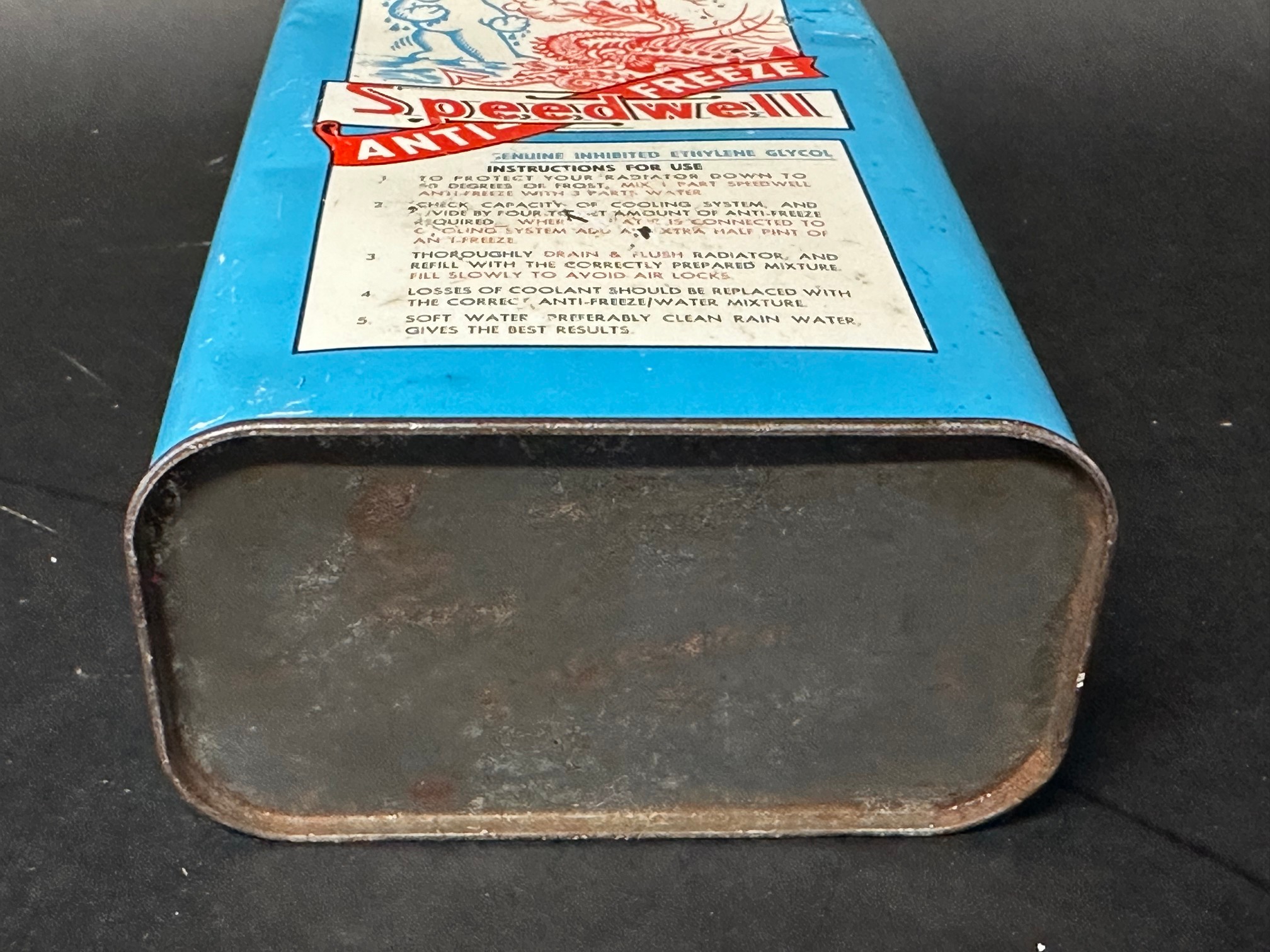 A Speedwell Anti-Freeze tin, 8" tall. - Image 6 of 6