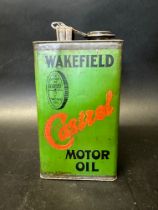 A Wakefield Castrol Motor Oil one gallon can.