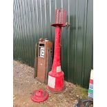 A rare Fry's 5 gallon Visible petrol pump, believed UK built