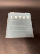 A Lucas iron lamp check cover, 11 x 9 1/2".