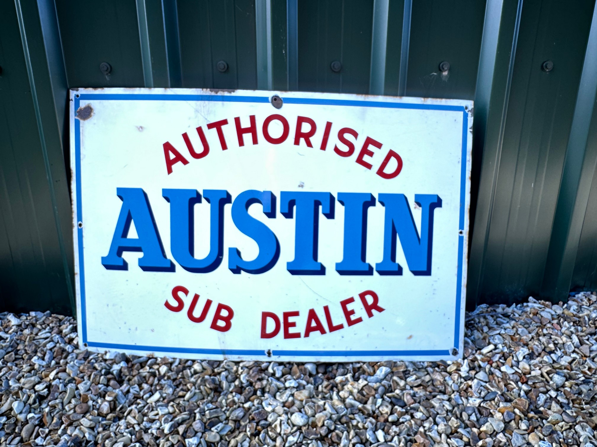A Continental sign for Austin 'Authorised Sub Dealer', 36 x 24".