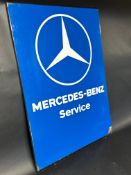 A Mercedes-Benz Service enamel advertising sign, 22 3/4 x 31".
