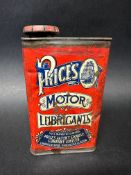 A Price's Motor Lubricants can.