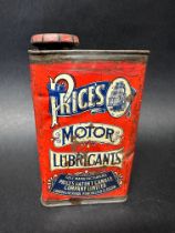 A Price's Motor Lubricants can.