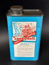 A Speedwell Anti-Freeze tin, 8" tall.