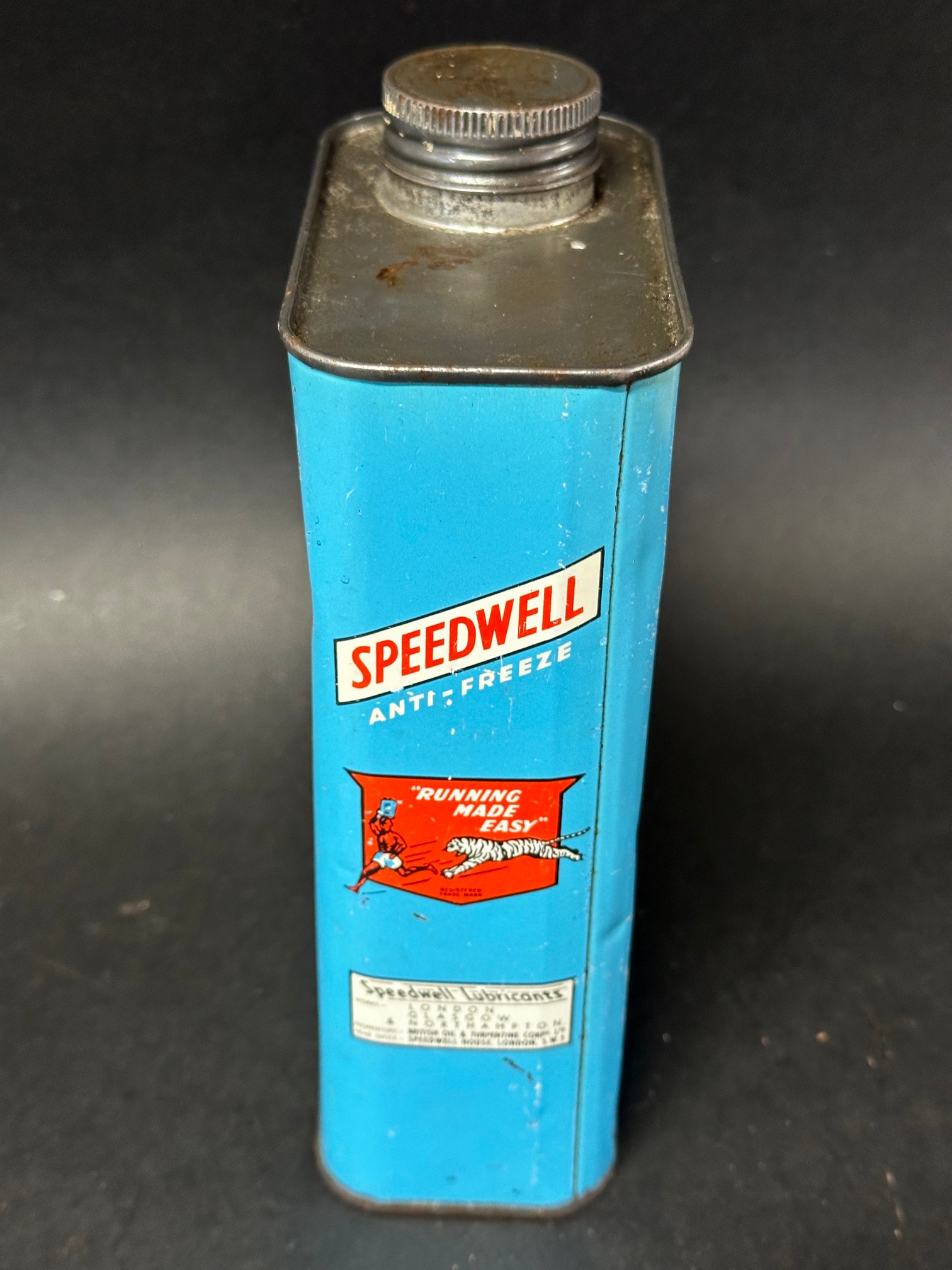 A Speedwell Anti-Freeze tin, 8" tall. - Image 2 of 6