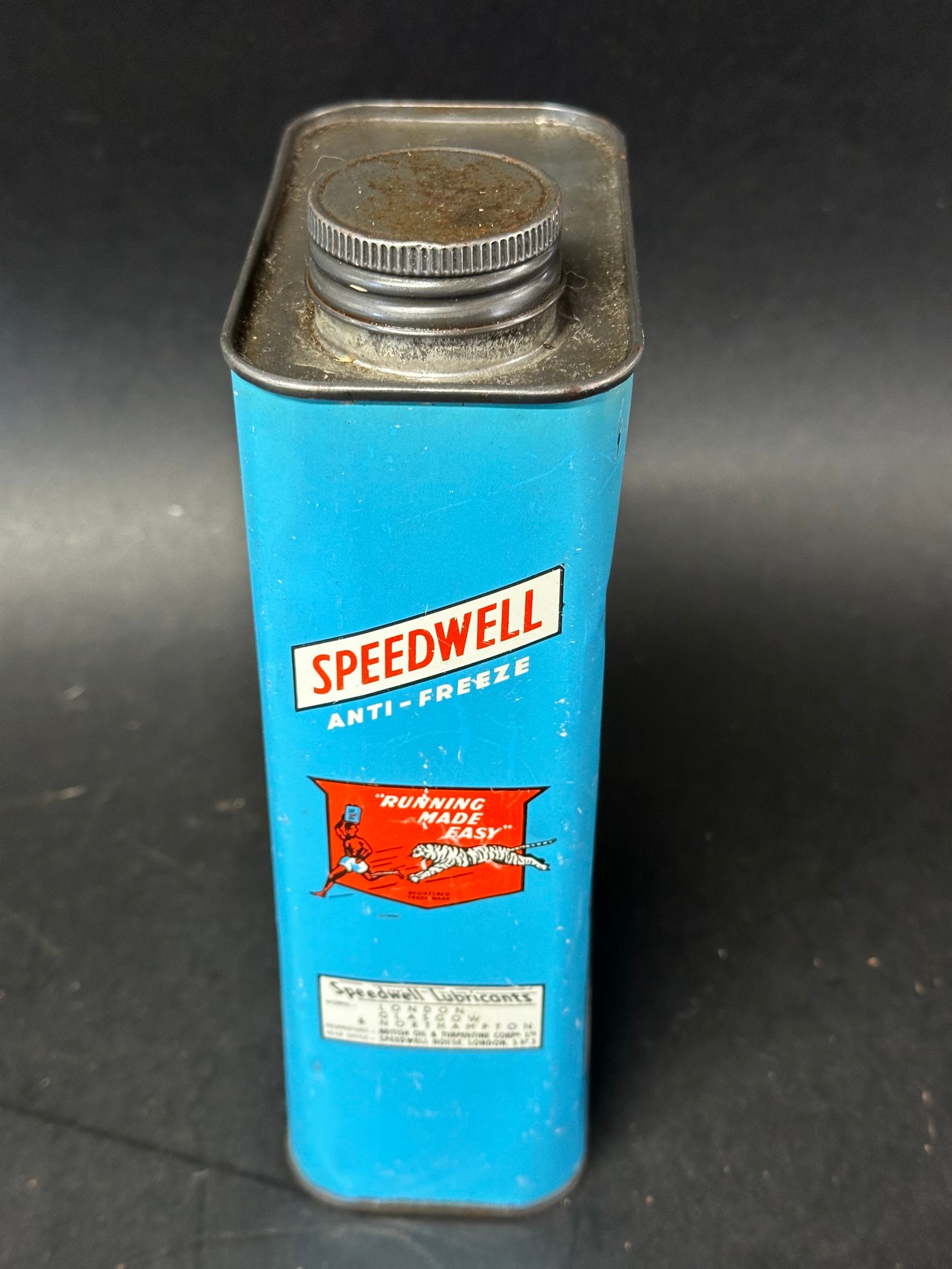 A Speedwell Anti-Freeze tin, 8" tall. - Image 4 of 6