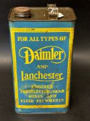 A Daimler Engine Oil Solvent Process oil can for engines and pre-selector gearboxes suitable also